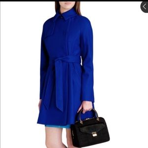 Ted Baker full skirt Royal Blue trench coat
